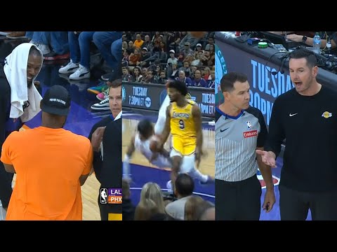 Bronny James called for flagrant foul had LeBron, JJ Redick and Kevin Durant shocked