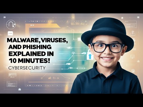 Malware, Viruses, and Phishing Explained in 10 Minutes! | Cybersecurity 101 🛡️